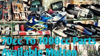 Biggest bike parts market in Pakistan | Bike parts in Multan |Unique vlog♥️♥️.