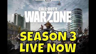 MODERN WARFARE - SEASON 3 LIVE NOW -  #WARZONE GAMEPLAY