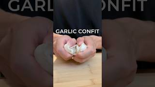 😍 Garlic confit #shorts #asmrfood #easyrecipe #cooking #garlic #garlicconfit #goodfood