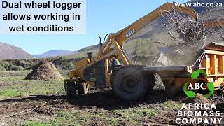 Chip in wet conditions ABC’s dual wheel logger is the solution