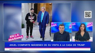 Anuel comparte imágenes de su visita a la casa de Trump | Selena Gómez no puede tener hijos