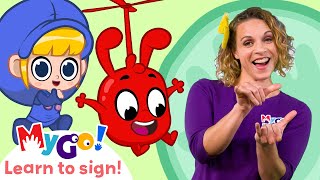 Learn Sign Language with Morphle! | Club House | MyGo! | ASL for Kids