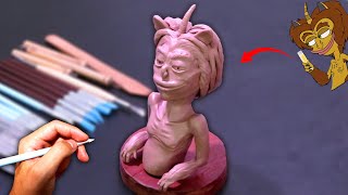 Realistic MAURY... The Hormone Monster Clay Sculpture