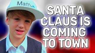 перевод песни MattyBRaps - Santa Claus Is Coming To Town