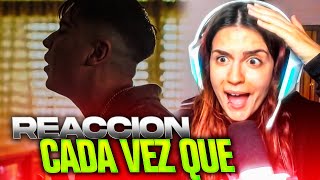 REACCIÓN a "CADA VEZ QUE" de YSY A (PROD. CLUB HATS)