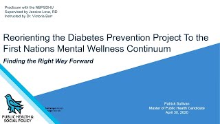 Patrick Sullivan - Reorienting the Diabetes Prevention Project - Finding the ‘Right’ Way