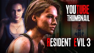 How to Make Gaming Thumbnail in Photoshop | Resident evil 3 Thumbnail