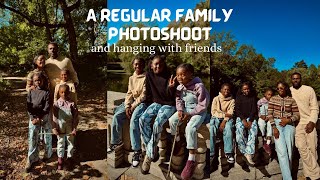 Autumn Family Photoshoot in Brooklyn | Hanging with Homeschool Parents | Regular Cafe NYC | #Vlog82