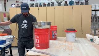 Glaze Fountain build and demo.