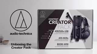 Unboxing the new Creator Pack - ideal for home studios | Audio-Technica