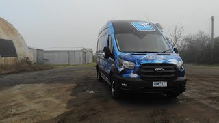 Vinyl wrap Ford Transit Van with Orafol ProSlide 3951