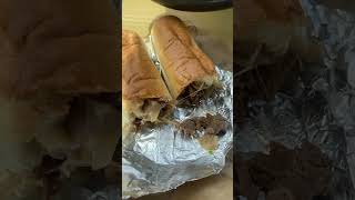 Larry’s Giant Subs review Philly Cheesesteak #review #shorts #phillyfood #cheesesteak #tastetest