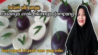 cara membuat kue talam ubi ungu - hobby kuliner