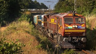 2in1 Stunning Livery Electro-motive diesels in Konkan Railway!