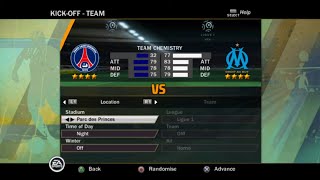 FIFA 11 (PS2) Gameplay - PSG vs OM