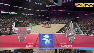 Cleveland Cavaliers vs Chicago Bulls NBA 2k22 Highlights