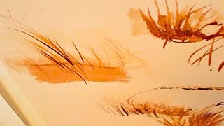 Peek into my classroom: grass | Watercolour demonstration