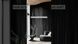 HOW TO BUILT CURVED FEATURE WALL? Interior designer tip #interiors