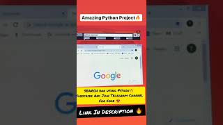 Create Amazing Search Bar In Python 🔥| Subscribe Karo Code Ke Liye 😊| #shorts #pythonprojects