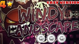 Si Windy Landscape fuera un NIVEL FÁCIL (GEOMETRY DASH) - Juanpaf4gundez