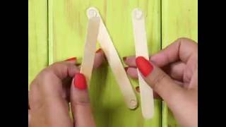 3 CREATIVE IDEAS TO USE POPSICLE STICKS