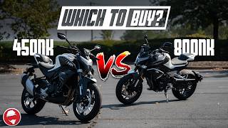 Is bigger ACTUALLY better? | CFMOTO 450NK vs 800NK