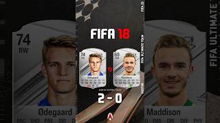 Odegaard VS Maddison FIFA EVOLUTION #eafc24 #fifa #football #shorts #austor