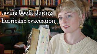 books i saved while evacuating during a hurricane (& a hurricane poem)