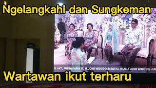 Prosesi ngelangkahi dan sungkeman erina gudono