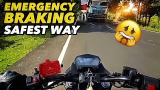 NORMAL VS ENGINE BRAKING : SHOCKING RESULTS 😰 #bike