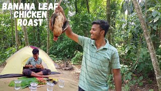 Banana leaf chicken wrapped & Roasted | Ancient village style cooking@epicearthmatters6707