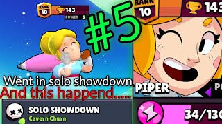 I WENT INTO SOLO SHOWDOWN AND THIS HAPPEND...... BRAWL🌟STARS🌟 #5