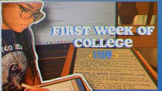 i take a lot of notes | FIRST WEEK OF FRESHMAN YEAR COLLEGE VLOG 2020 (online edition)