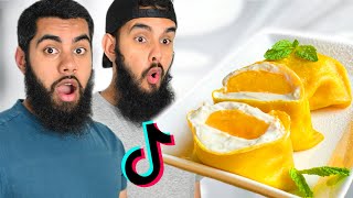 TRYING VIRAL TIKTOK MANGO PANCAKES