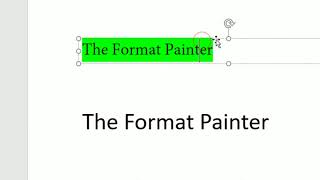 Format Painter