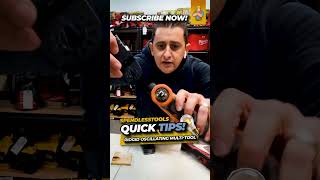 Quick Tips : Ridgid oscillating multi-tool