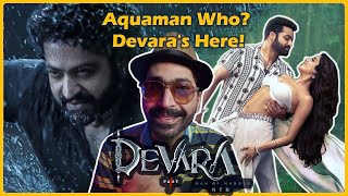 Sharks as jet skis? Fire-boats as mood lighting? Only in Jr NTR's Devara! 🌊🎭