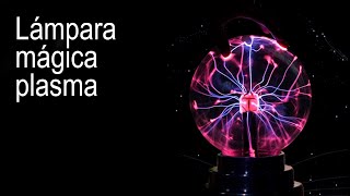 Lámpara Mágica Bola Plasma Tesla Táctil Rayos Relámpago