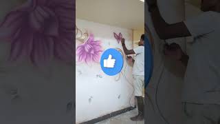 #airbrush art#3d wall painting#shorts