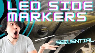 370Z Z34 LED SIDE MARKERS |Sequential LED | #370Z #nismo #led #car #nissan #video