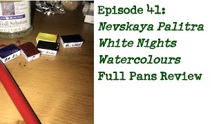 Product Review 41: Nevskaya Palitra White Nights Watercolour full pans