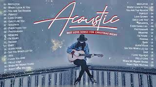 Best English Acoustic Love Songs Cover 2020 - Guitar Hits Acoustic Love Songs For Merry Christmas