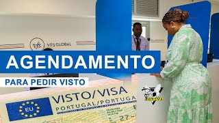 Agendamento para pedir o VISTO   | Criar Conta no site da VFS GLOBAL | PORTUGAL