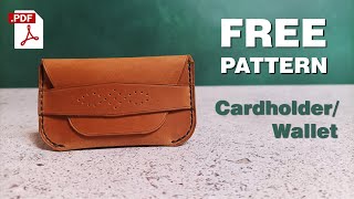 #DIY FREE PATTERN #PDF Leather Cardholder/Wallet #asmr #freepattern  #pattern ( #tutorial ) [#3]