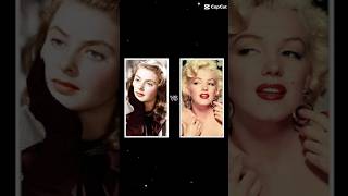 Ingrid Bergman OR Marilyn Monroe??🎬🎭🎥 #art #movie #actor #shortsfeed #feed #viralvideo #artist #tv