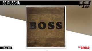 Ed Ruscha - Boss, 1961