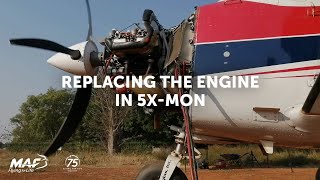 Replacing the engine in 5X-MON