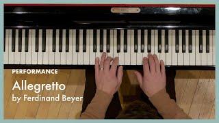 Allegretto - Beyer (page 12, Literature for the Piano Book 1)