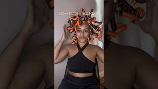 Using Flexi Rods To Create Curls #curlyhair #curls #curlyhairstyles #curly #curlyhairtutorial