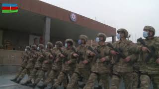 Azerbaijani Units Practising for upcoming Prade 10th of December As Declared Victory over Karabhak